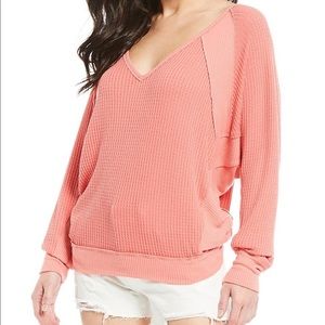 Free People Coral Sweater